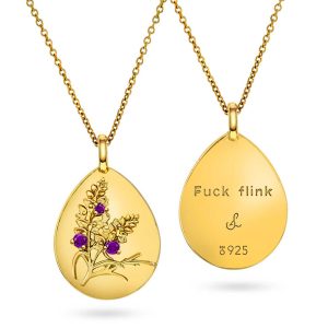 Medaljong «Fuck Flink»