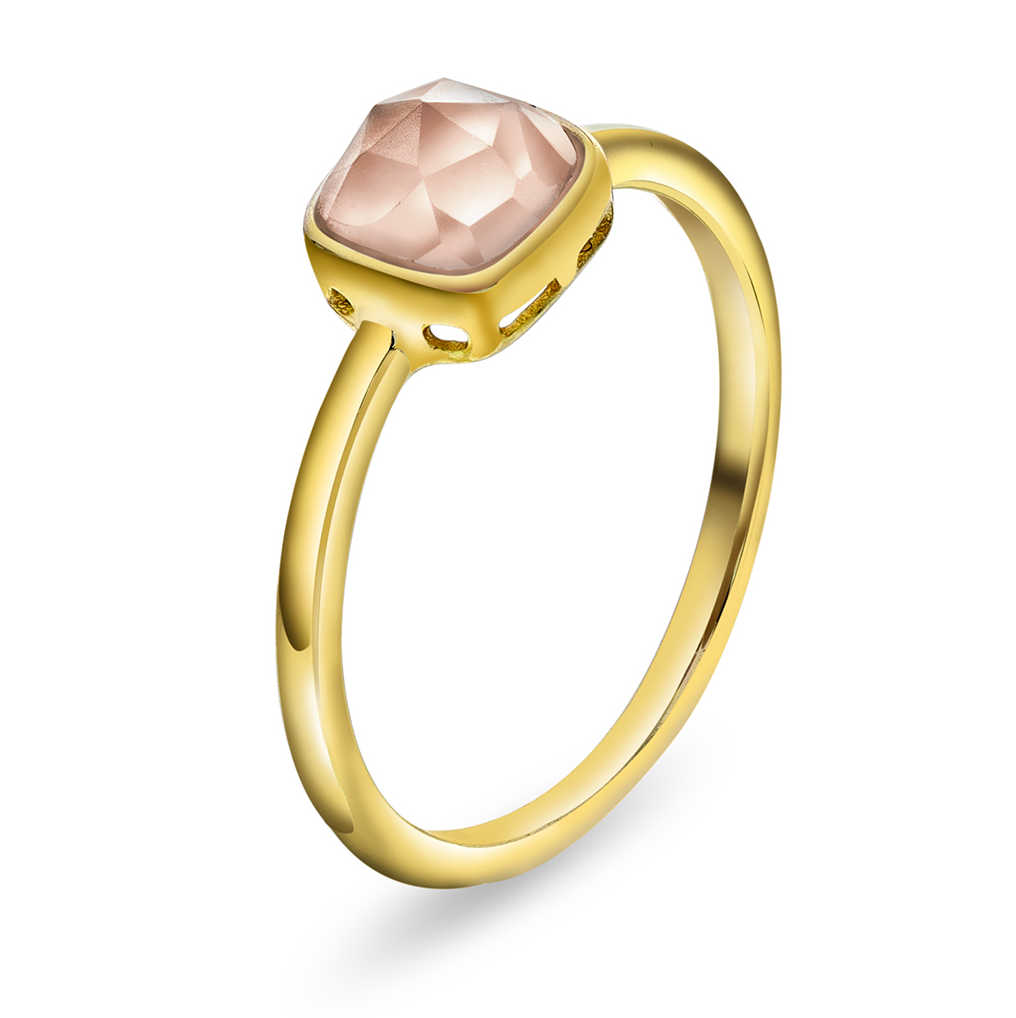 Ring i sølv med rosa opal - Image 2