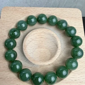 Jade, Nefritt armbånd 12mm+