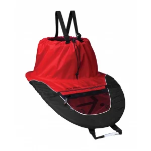 Hiko Trek Bungee - Nylon spruttrekk m/lomme Rødt